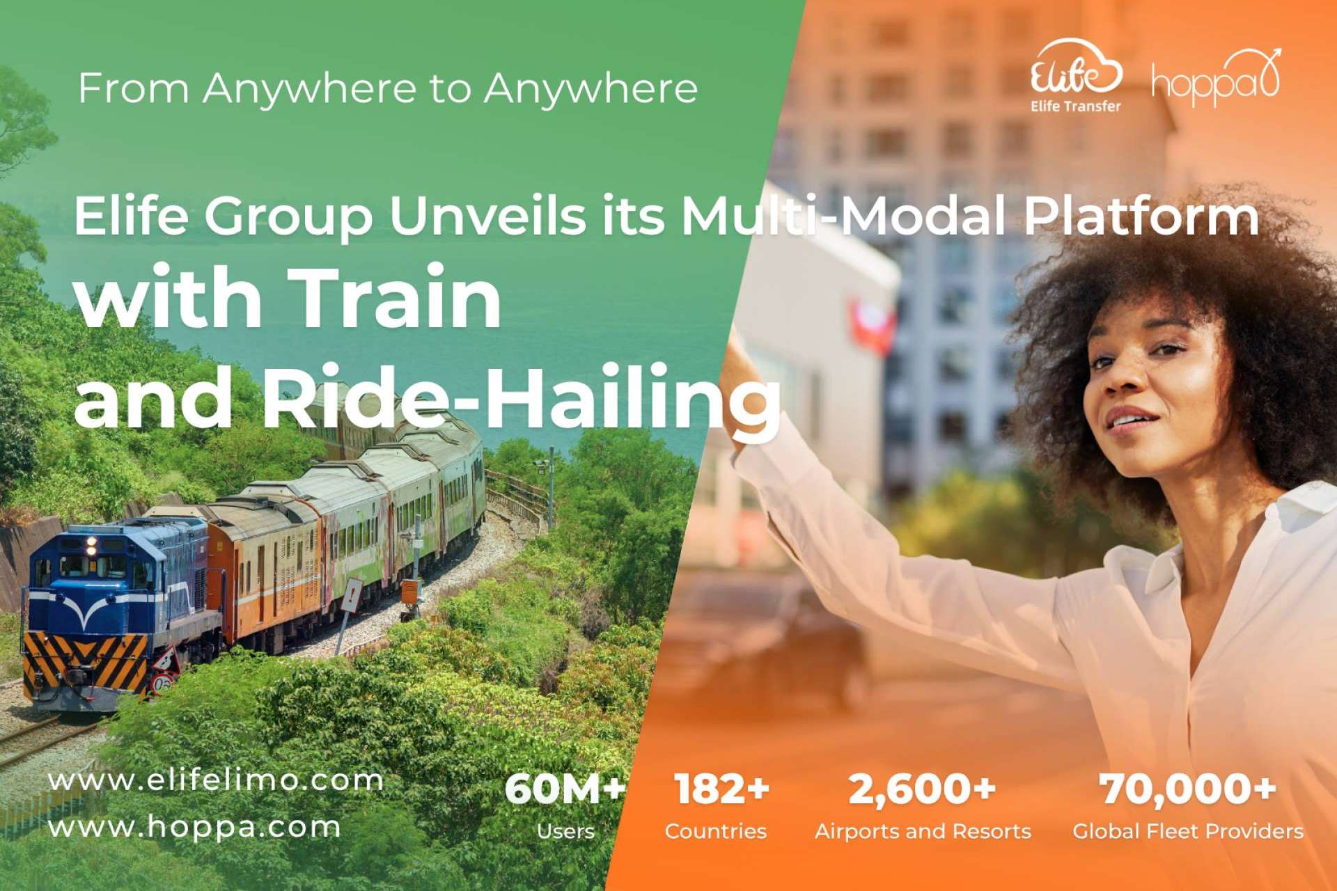 From Anywhere to Anywhere; Elife Group Unveils its Multi-Modal Platform with Train and Ride-Hailing